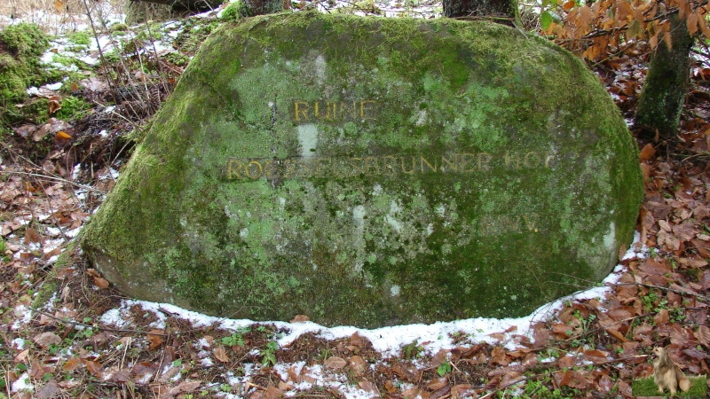 Ritterstein Nr. 192-2 Ruine Roesselbrunner Hof.JPG - Ritterstein Nr.192 Ruine Roesselsbrunner Hof